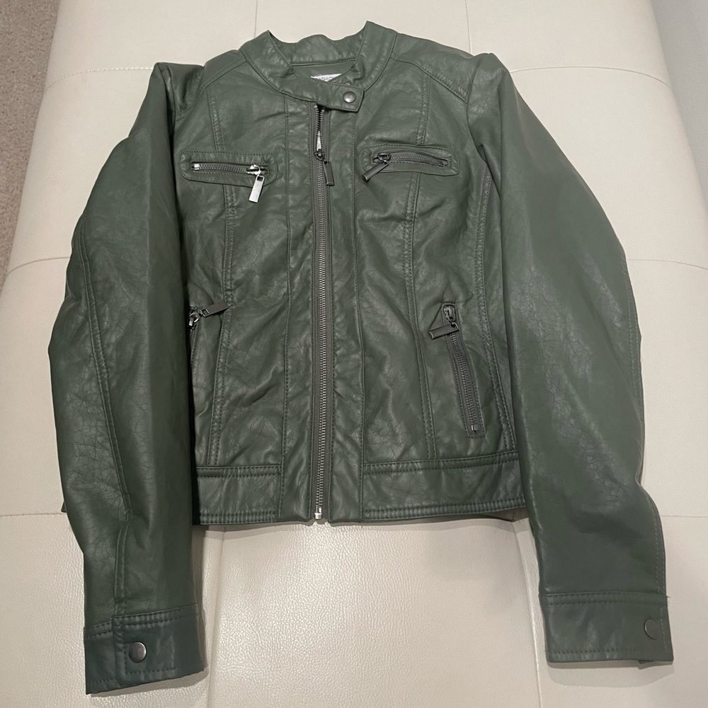 Faux Leather Jacket